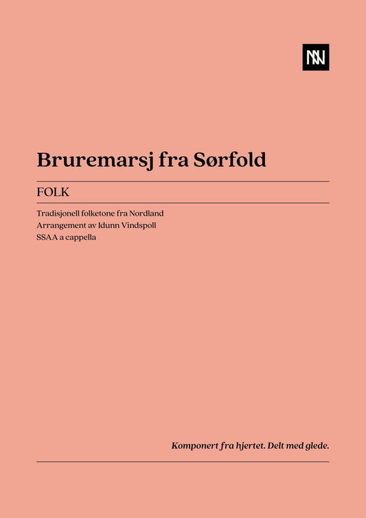 Bruremarsj fra Sørfold SSAA