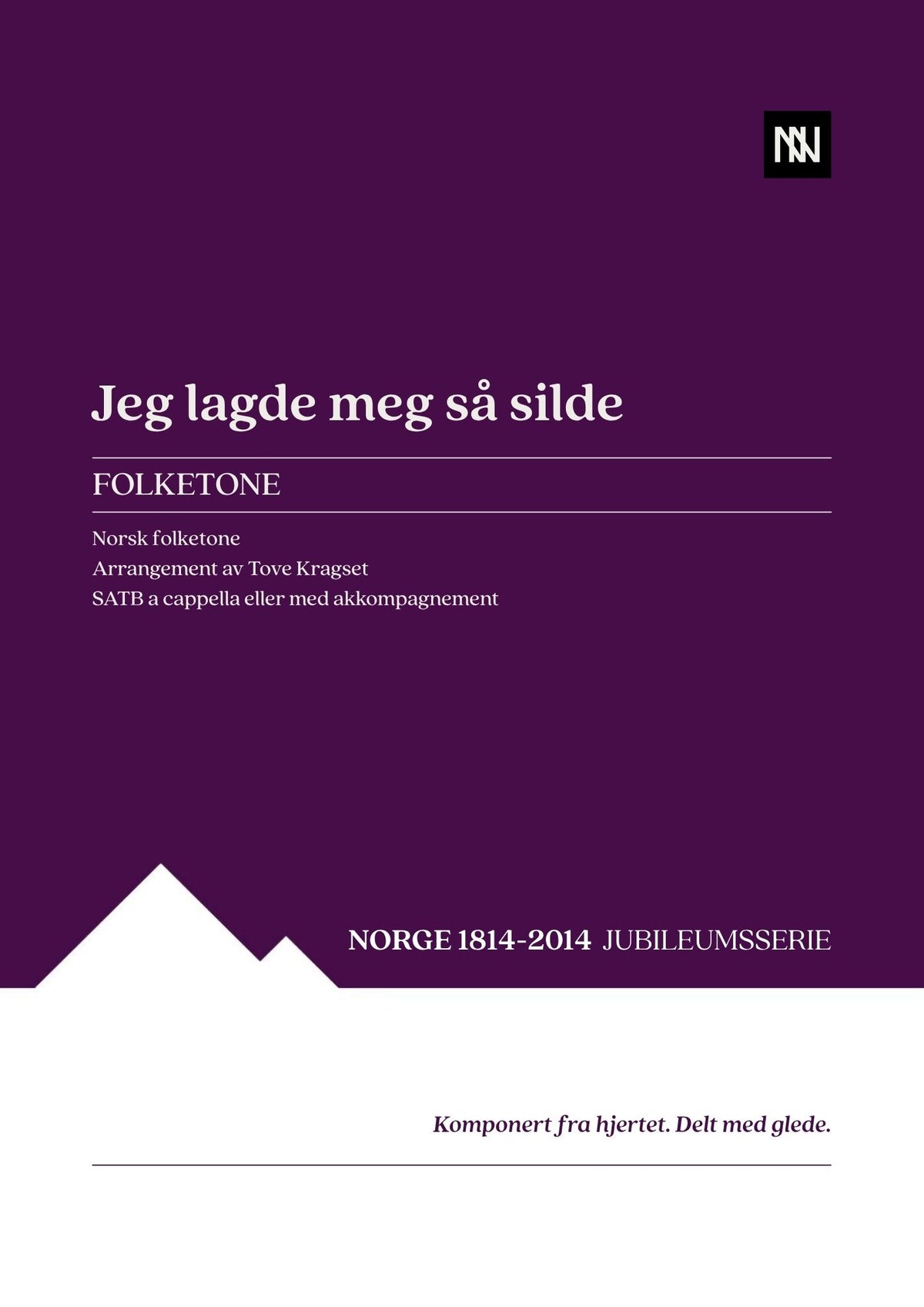Jeg lagde meg så silde SATB