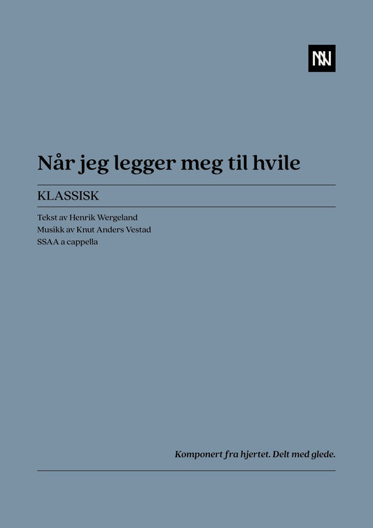 Når jeg legger meg til hvile SSAA