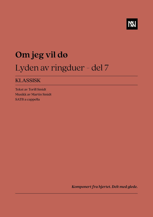 Om jeg vil dø SATB