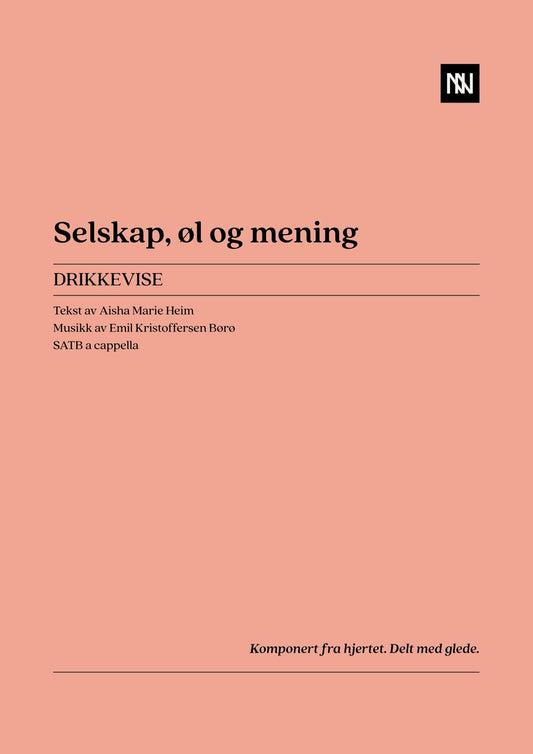 Selskap, øl og mening SATB