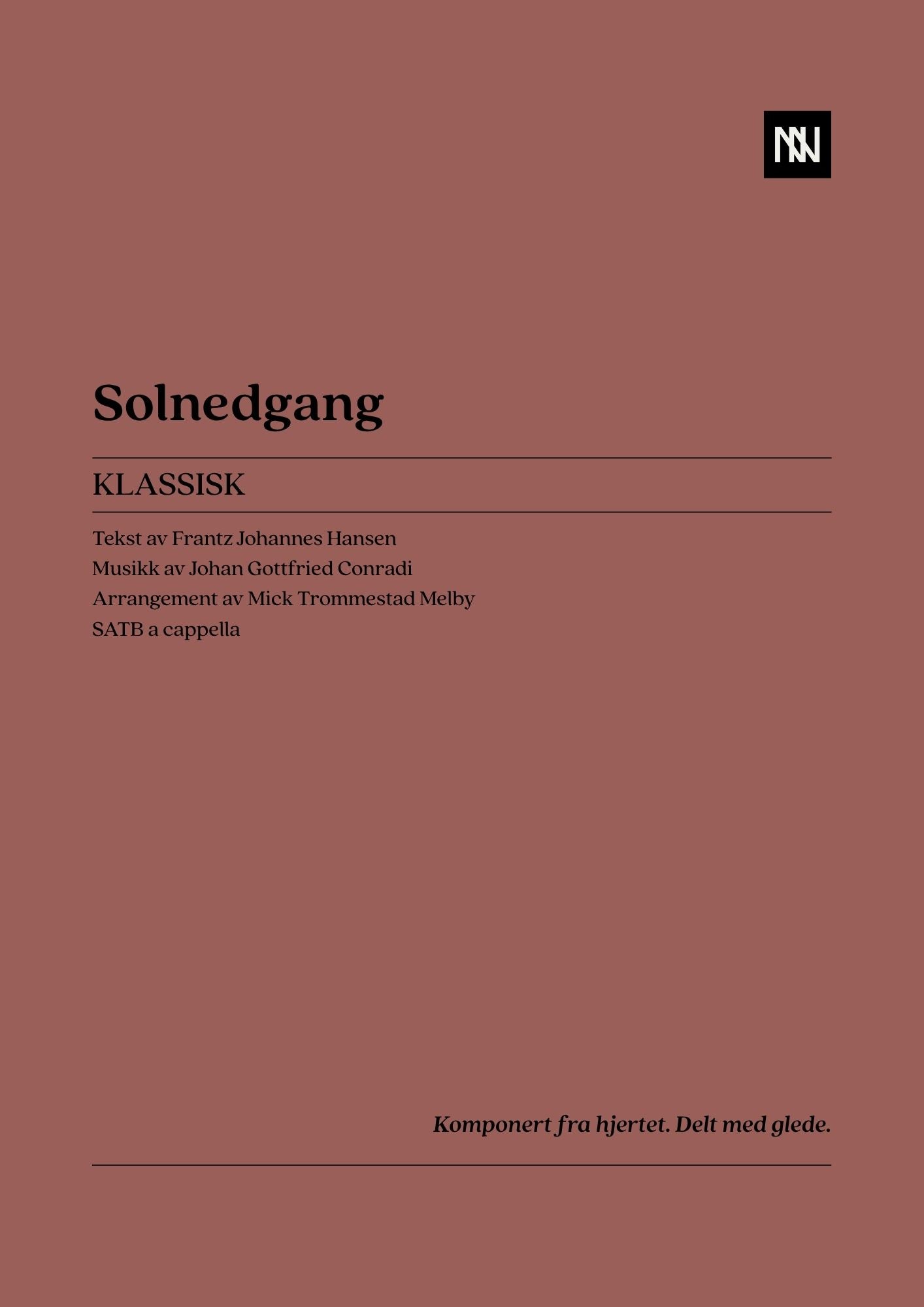 Solnedgang SATB